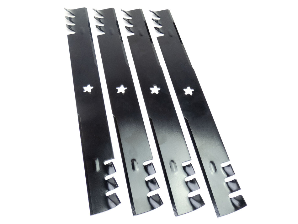 (4) Mulching Blades for AYP/Husqvarna 46" YTH2546, YTH21K46, 19546LT, 532403107