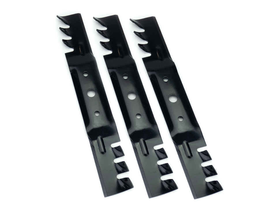 (3) Mulching Blades for John Deere 48" L120, L130, 2048, 2148 GX20250, GX20819