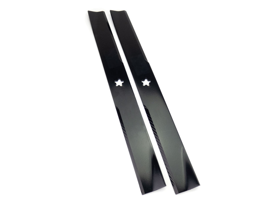 (2) Blades for AYP & Poulan 46" YTH2146XP, YTH2546, 2246LS 403107, 532403107