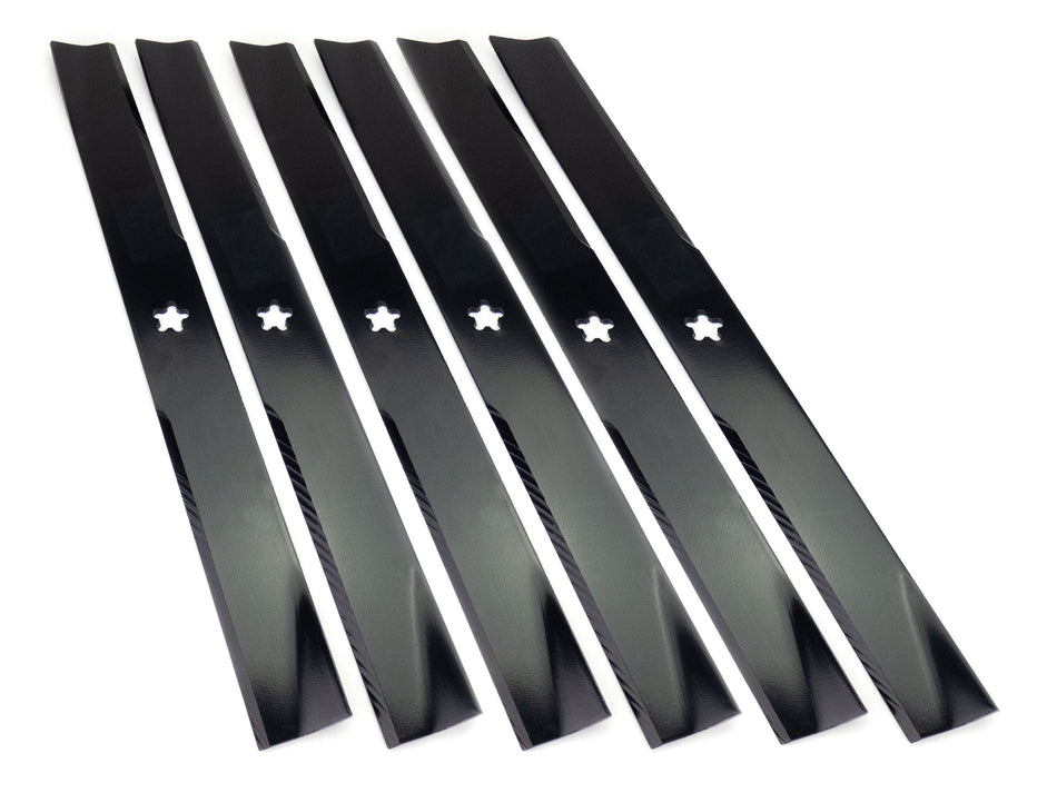 (6) Blades for AYP & Poulan 46" YTH2146XP, YTH2546, 2246LS 403107, 532403107