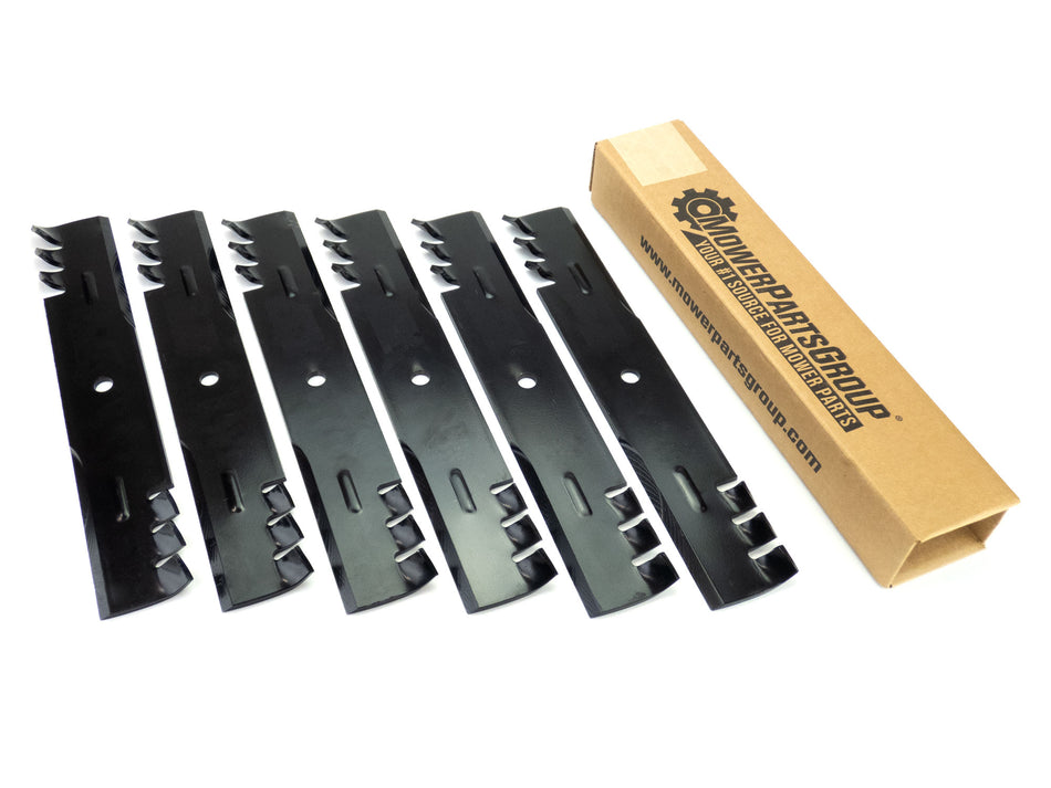 (6) Heavy Duty Blades Replaces Scag 481707