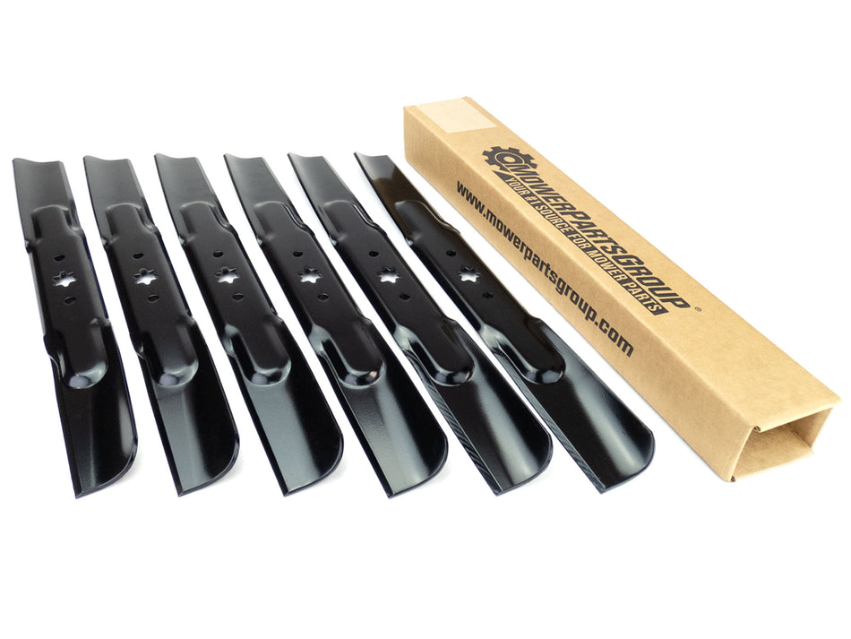 (6) Blades Compatible With MTD 42" 942-04308, 942-04312