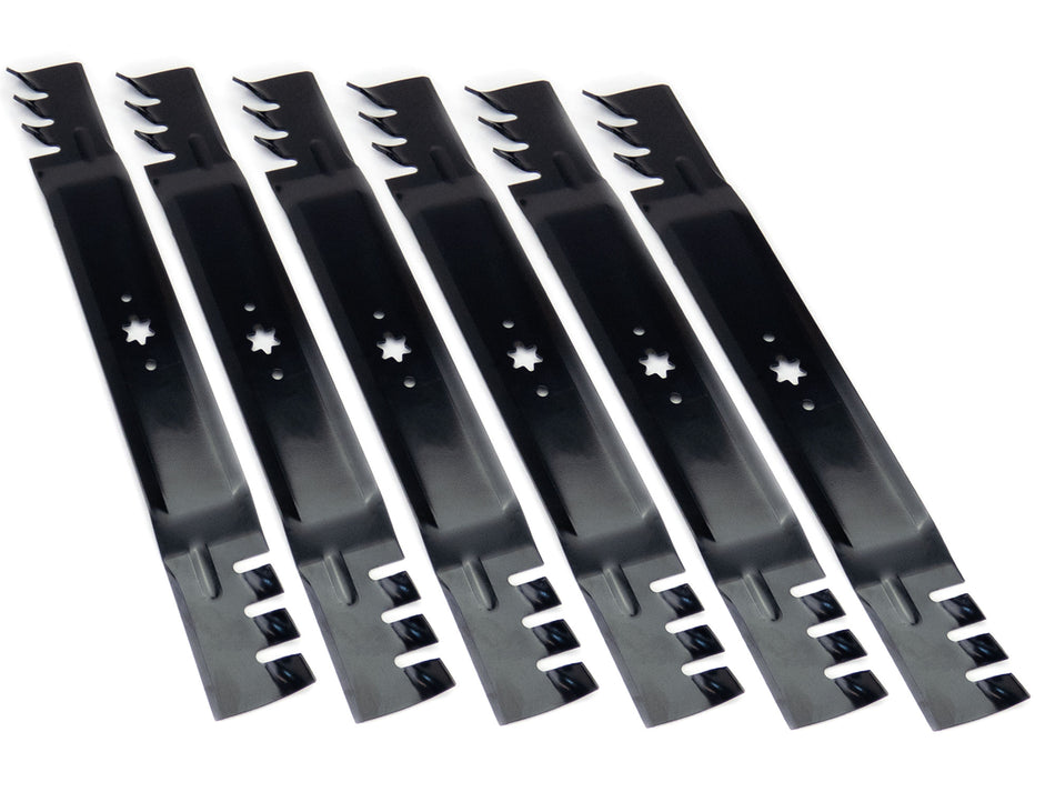 (6) Mulching Blades Compatible With MTD 38" 742-0610, 942-0610