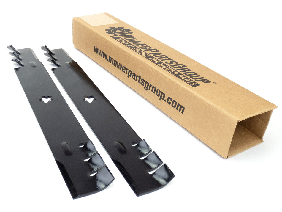 (2) Mulching Blades for Husqvarna/AYP 38" LT1238, LT1538 532134148, 532139774