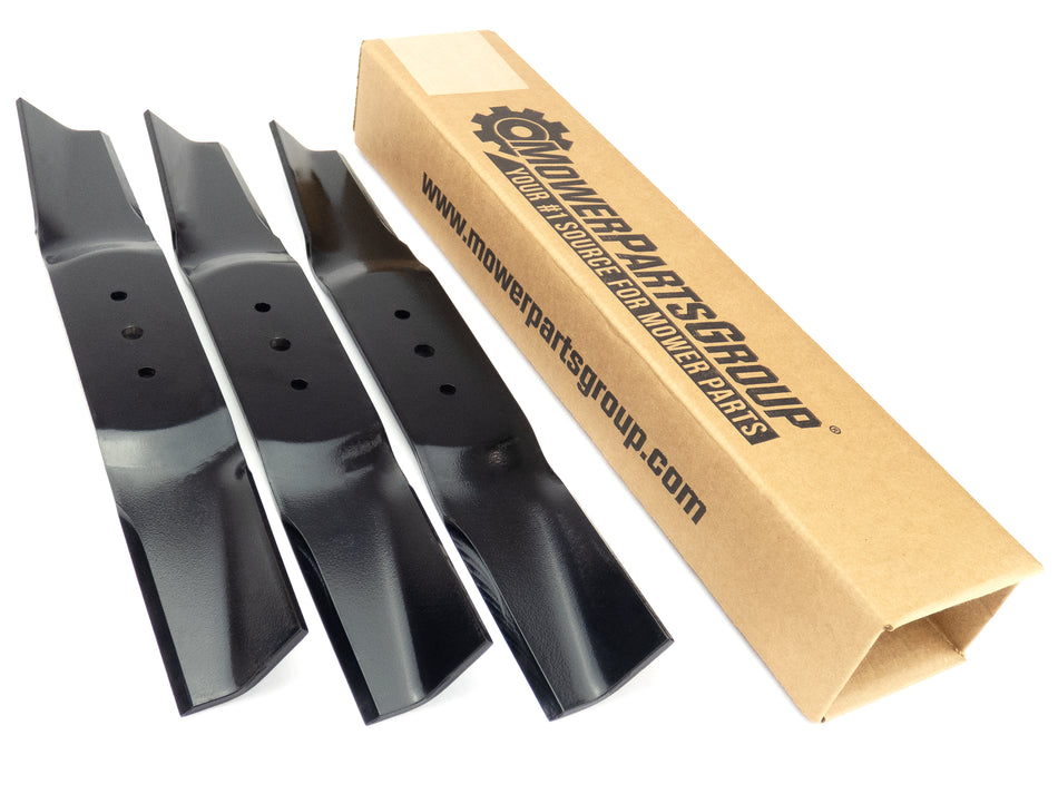 (3) Blades Compatible With MTD 50" 190-993-000, 19958S, 19993C, 19993S, 742-0171