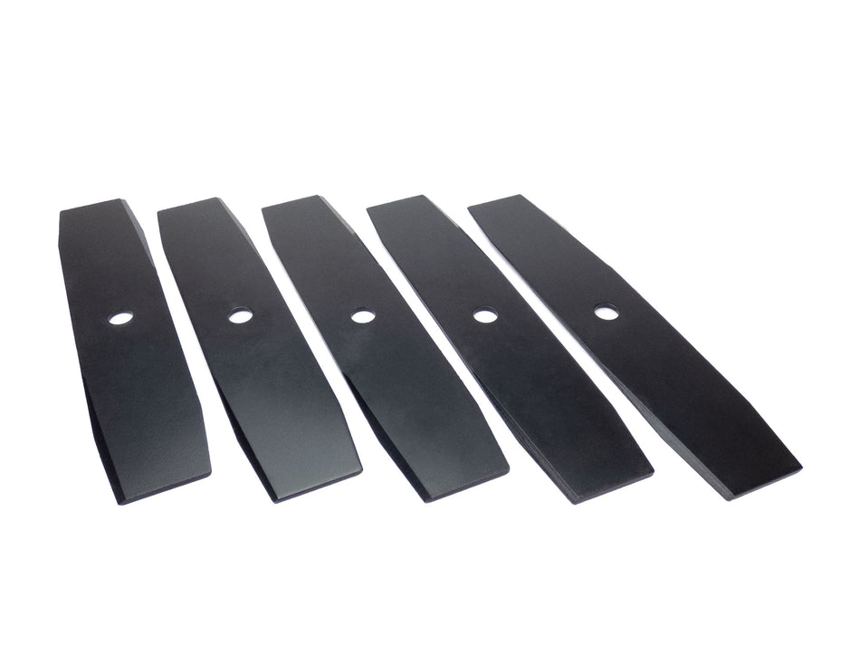 (5) Angle Beveled Edger Blades 10" x 2" 40-403