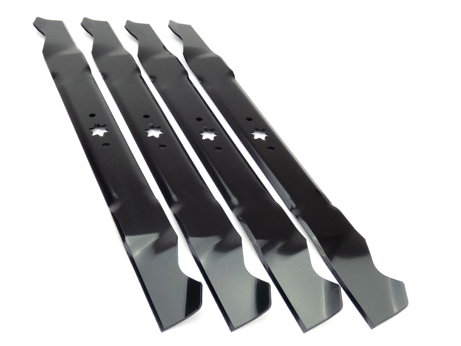 (4) 3 In 1 Blades Compatible With MTD 24" Mini Rider - 742-0760, 942-0760