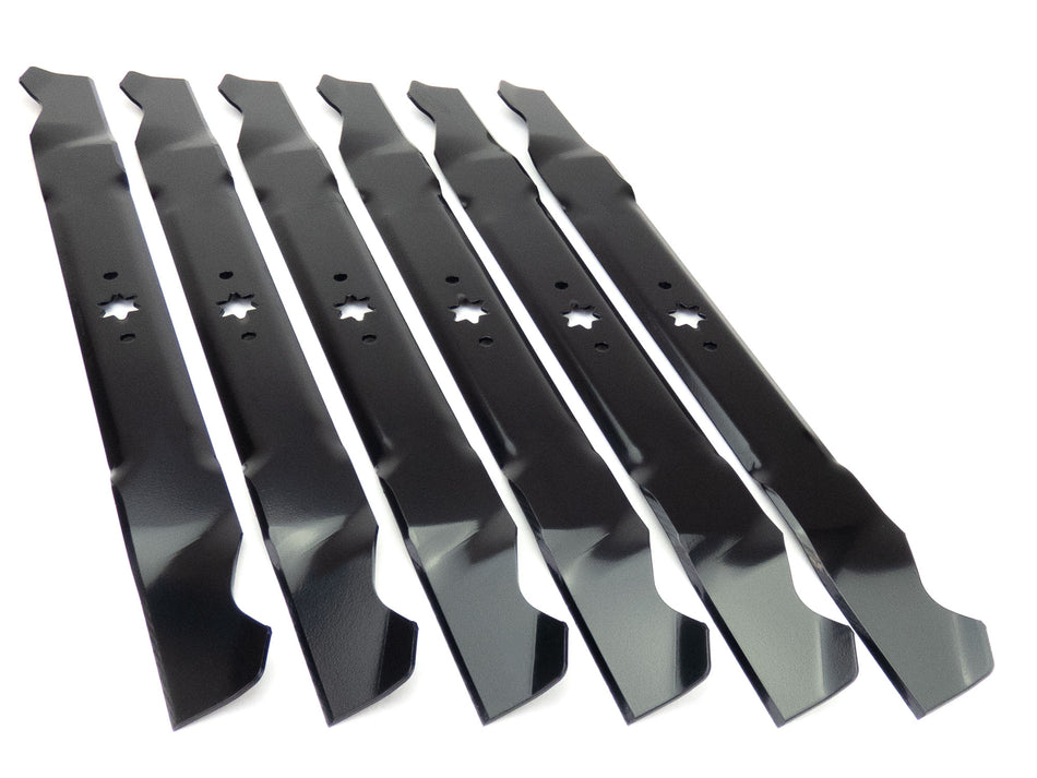 (6) 3 In 1 Blades Compatible With MTD 24" Mini Rider - 742-0760, 942-0760