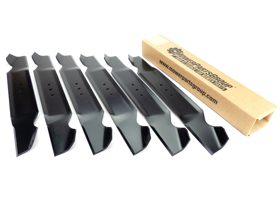 (6) Blades Compatible With MTD 42" 742-0499, 742-0499A, 742-0503, 942-0499