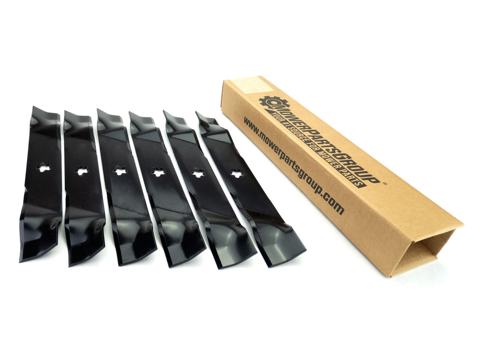 (6) Blades for AYP & Husqvarna 46" 917.251510, 532145708, 532152443, 152443
