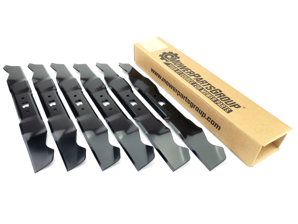 (6) Mulching Blades Compatible With MTD Walkbehind 18" 742-0738, 942-0738