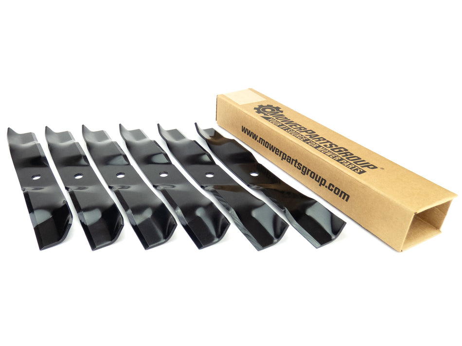 (6) Heavy Duty Mulching Blades for Exmark 48" 1-403086, 1-403148, 103-2517