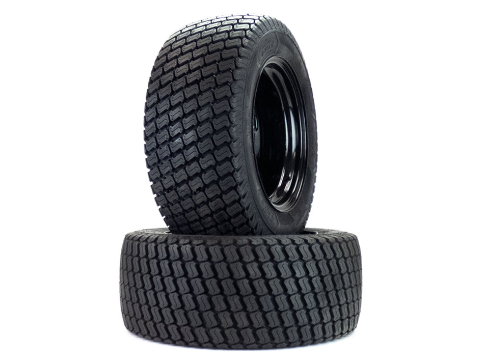 (2) Flat Free Rear Turf Tire Assemblies 24x9.50-12 Compatible With Scag Wild Cat 48" 52" 481850 - 481851