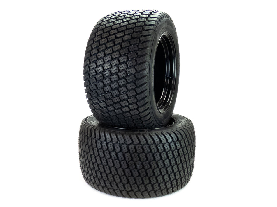 (2) Flat Free Rear Turf Tire Assemblies 24x12.00-12 Compatible With Scag Cheetah II 61" 72" 481850 - 481851