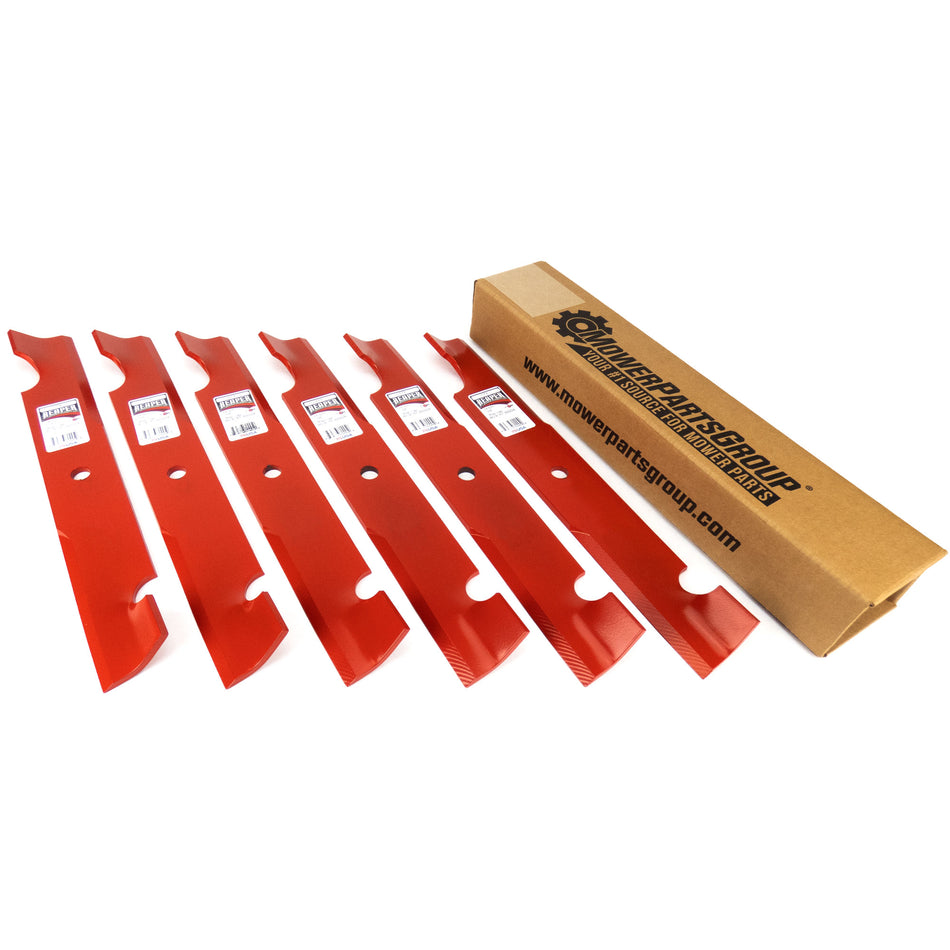 (6) Reaper Heavy Duty Blades fits Exmark 52" 103-6584-S 103-2528 103-6582-S 103-6584