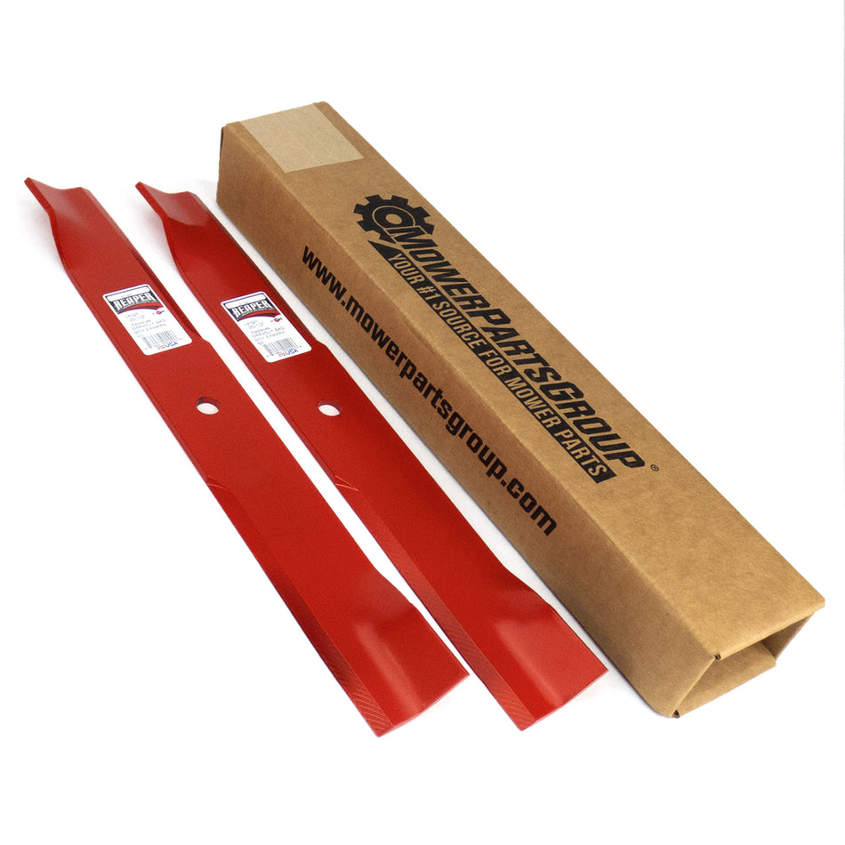 (2) Reaper 42" Hustler Blades for Raptor and Mini Fastrak Replaces 793794 794685