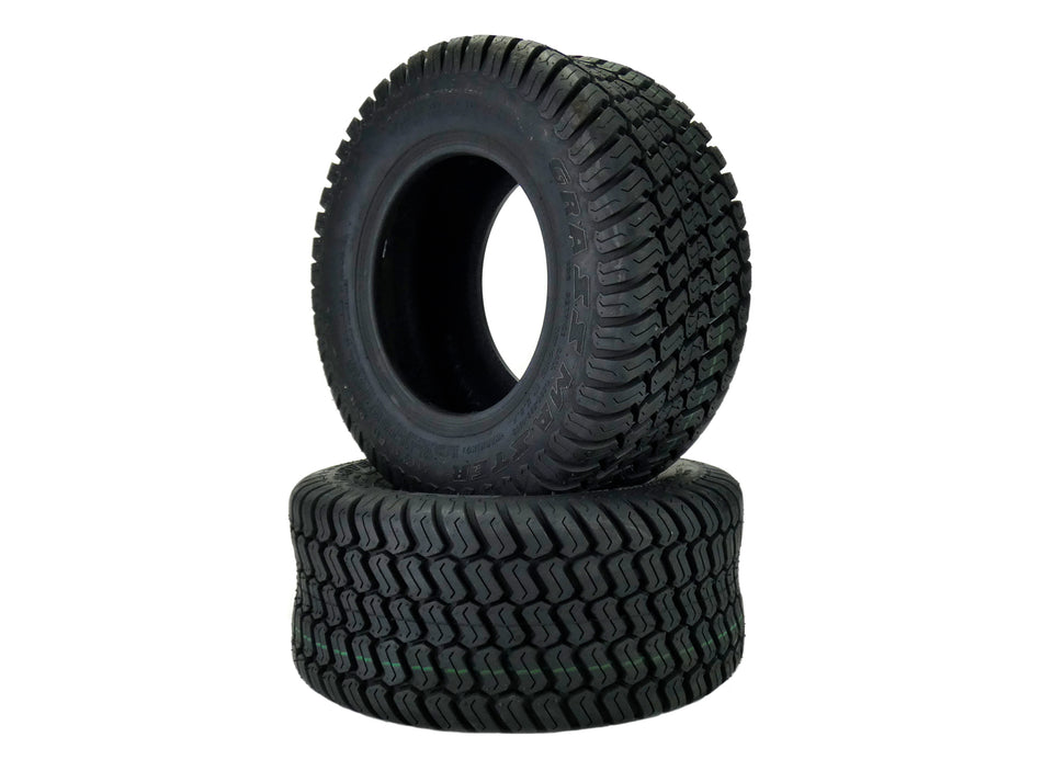 Set of 2 16x6.50-8 4 Ply Turf Tires for Lawn and Garden Mower