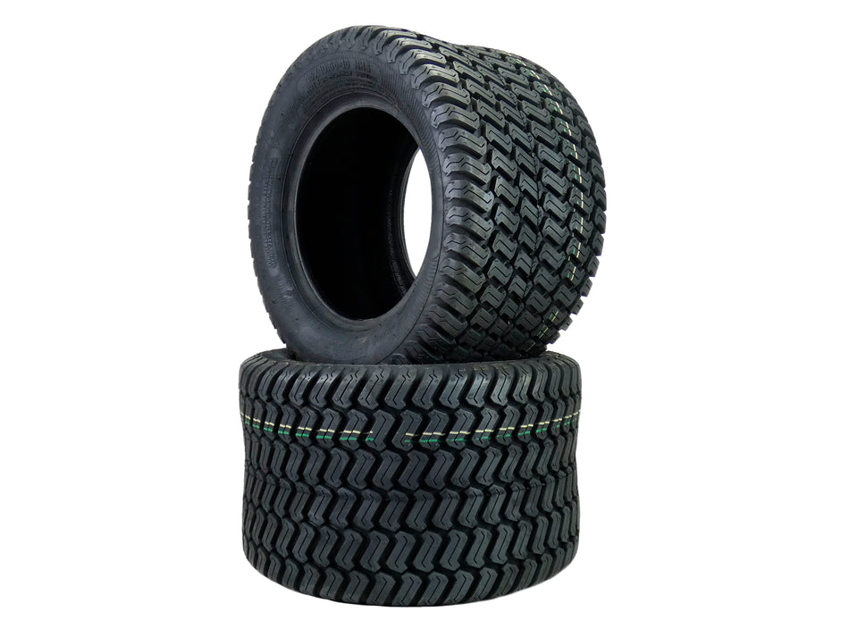 (2) Walker Mower Turf Tires 18x10.50-10 Low Profile Replaces 8075-1