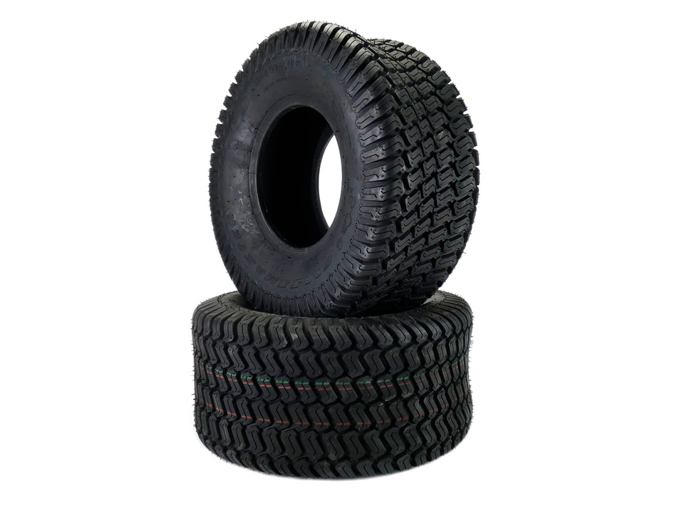 Set of Two 18x8.50-8 4 Ply Turf Tires for Lawn & Garden Mowers