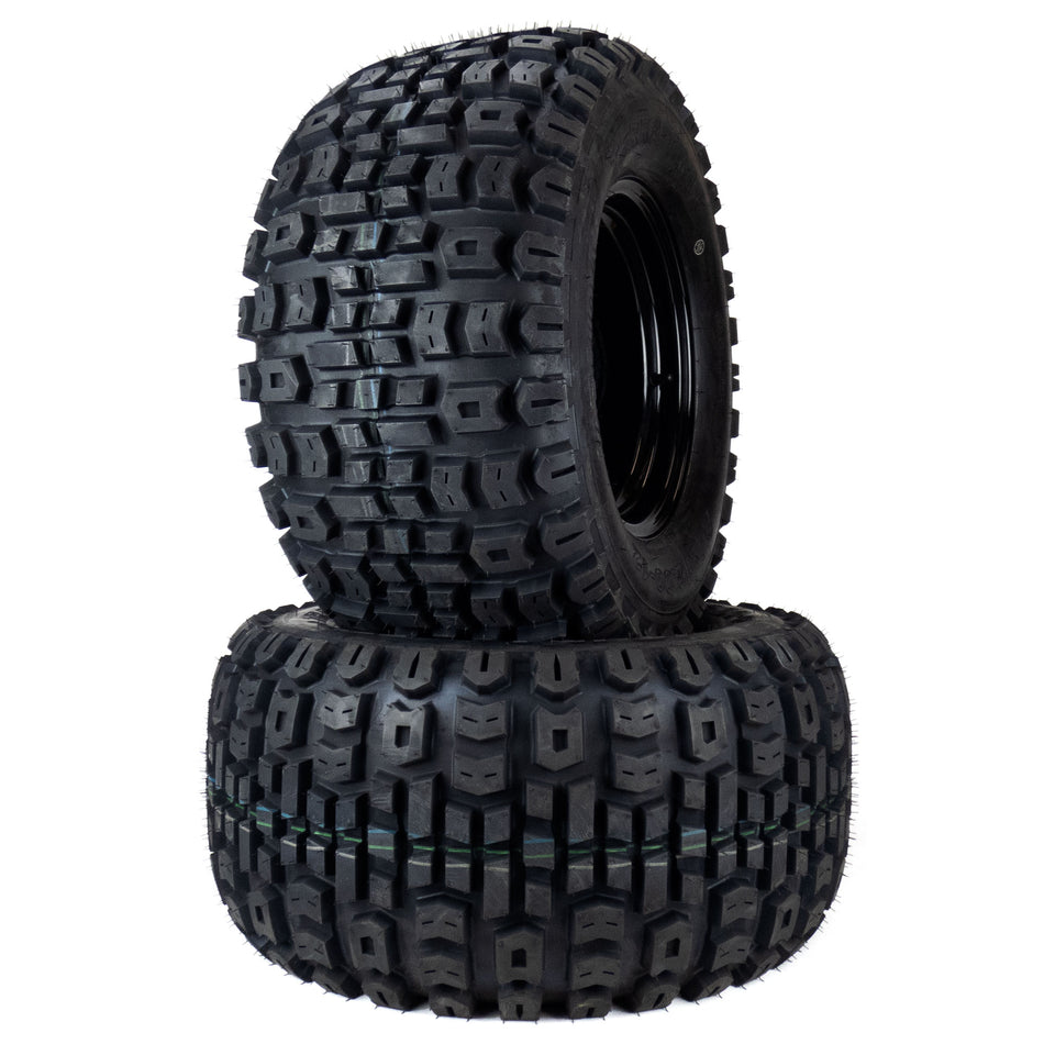(2) All Terrain Tire Assemblies 24x12.00-12 Fits Hustler X-ONE 60" 72" Super S 60" 607104