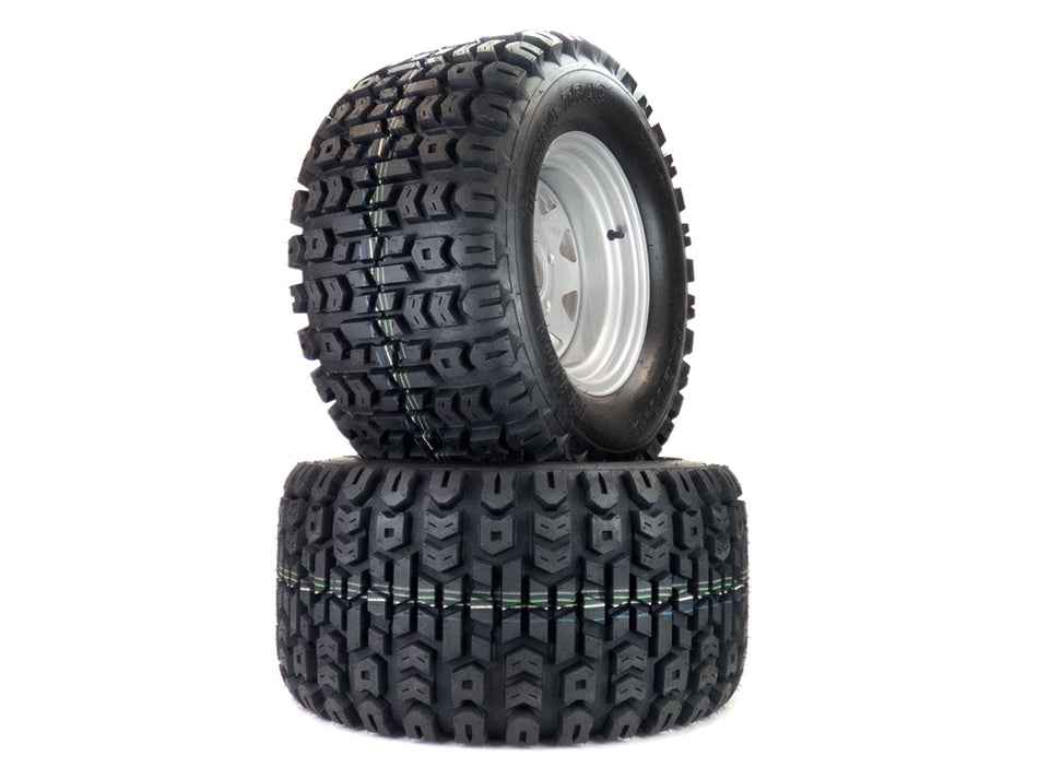 (2) All Terrain Tire Assemblies 26x12.00-12 Fits Hustler Super 88 607647