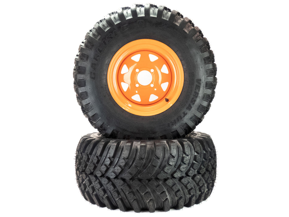 (2) Versa Turf Tire Assemblies 26x12.00-12 Fits Scag Turf Tiger II 61" 72" 485604 486159