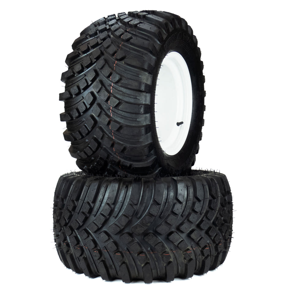 (2) Versa Turf Tire Assemblies 24x12.00-12 Fits Exmark Toro Lazer Z 109-8972