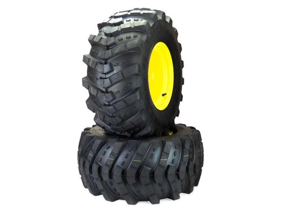 (2) Aggressive Tire Assemblies 26x12.00-12 Fits John Deere ZTrak 997R TCA20130