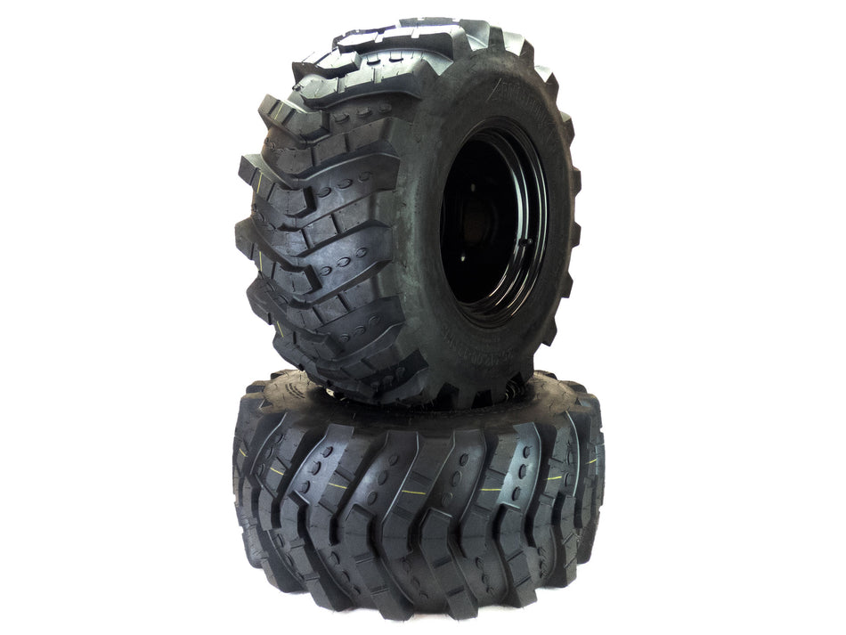 (2) Aggressive Tire Assemblies 26x12.00-12 Fits Bad Boy Renegade Rogue 61" 72" 022-4090-00